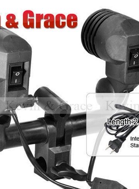 Double Head Photography Studio Light Fitting Photo Lighting