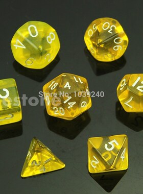 E74 hot MTG RPG D&D DND Poly Dice Board Game set of 7 sided