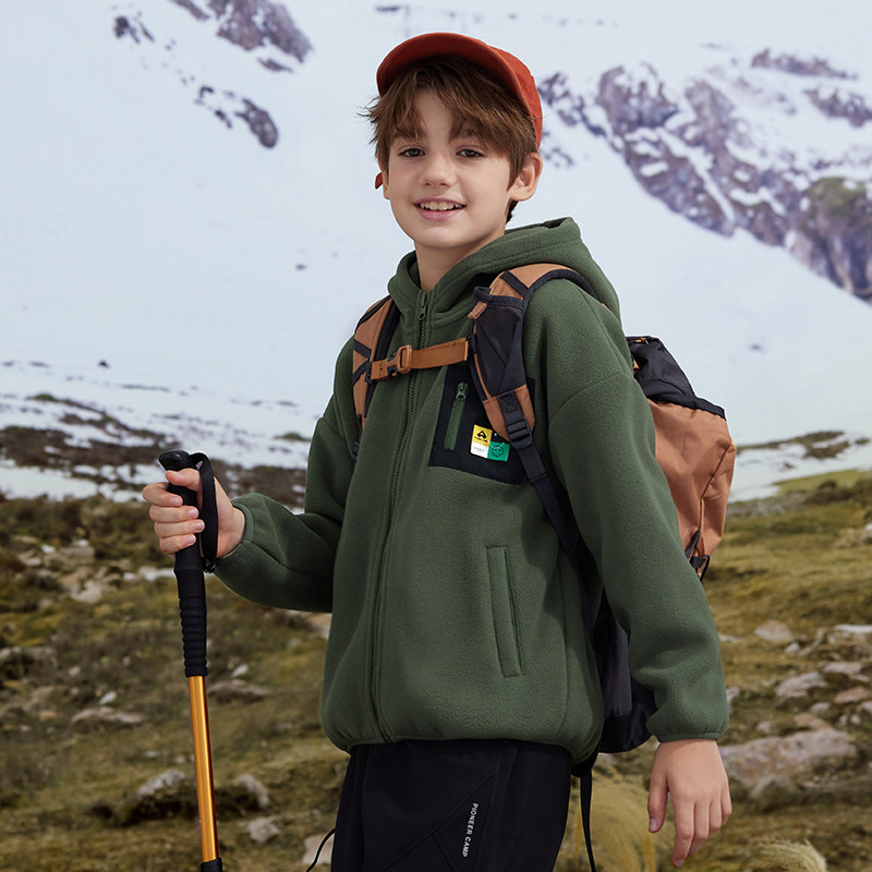 拓路者男童摇粒绒外套25年儿童春秋抓绒衣中大童加绒加厚保暖衣服,淘宝优惠券,粉丝福利购,淘宝优惠卷