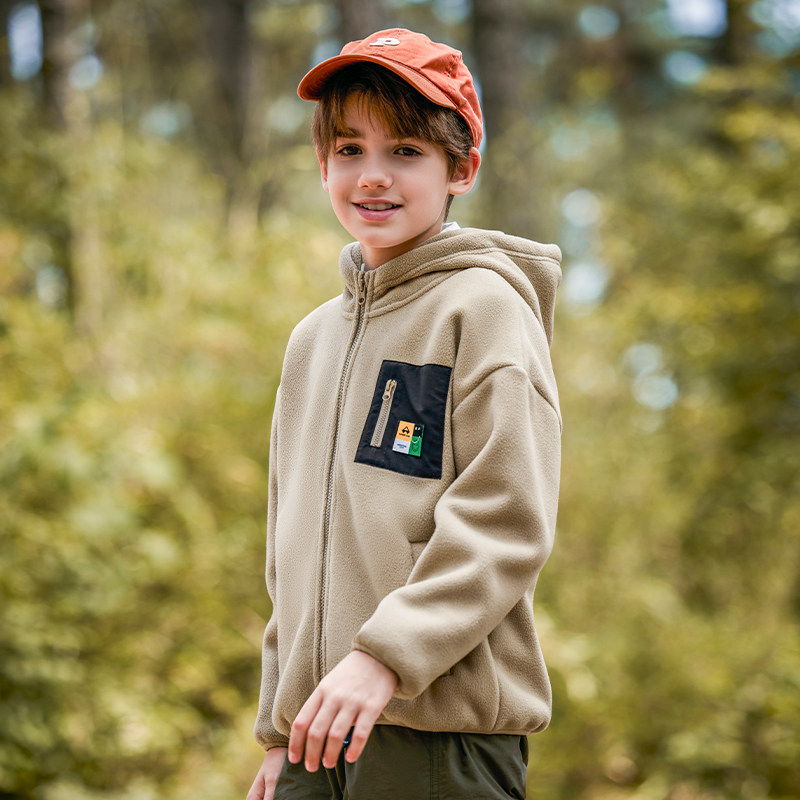 拓路者男童摇粒绒外套25年儿童春秋抓绒衣中大童加绒加厚保暖衣服,淘宝优惠券,粉丝福利购,淘宝优惠卷