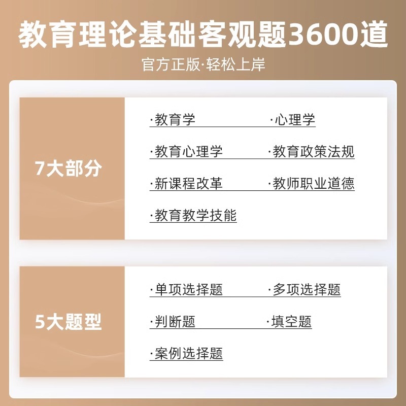 山香教育客观题3600题2024年教师招聘考试用书3600道教育理论综合 - 图2