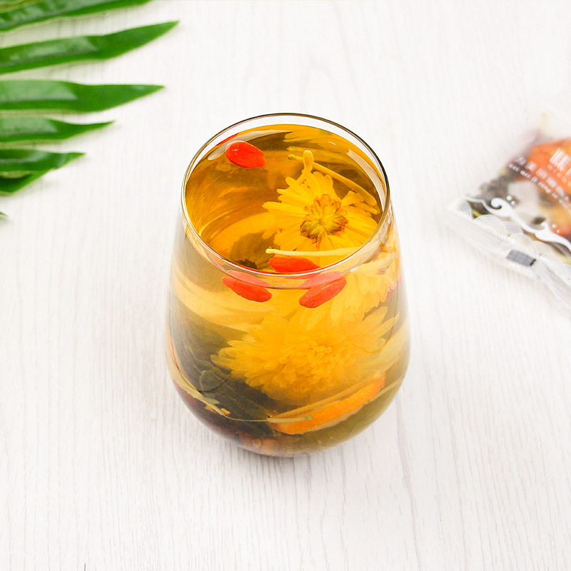 金银花菊花茶孕妇喝的茶下火茶哺乳期枸杞儿童熬夜花茶嗓子养生茶