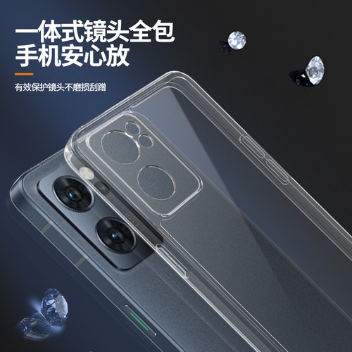 适用PFJM10手机壳oppoPFJM10套oppoReno7透明超薄新款reno75G硅胶oppo全包opρo防摔男oρpo女oρporeno0pp0 - 图1