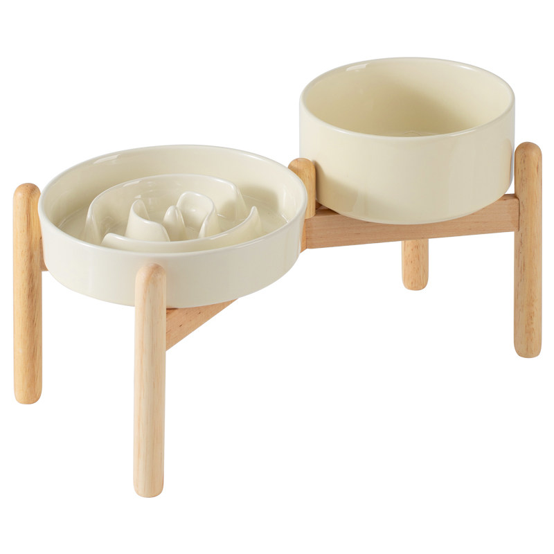 狗狗慢食碗陶瓷狗碗猫碗狗粮碗防噎缓食盆小中大型犬防打翻宠物碗,淘宝优惠券,粉丝福利购,淘宝优惠卷