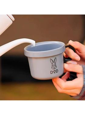 DOD户外杯子露营杯旅行水杯便携咖啡杯茶杯耐高温搪瓷杯PP1-811