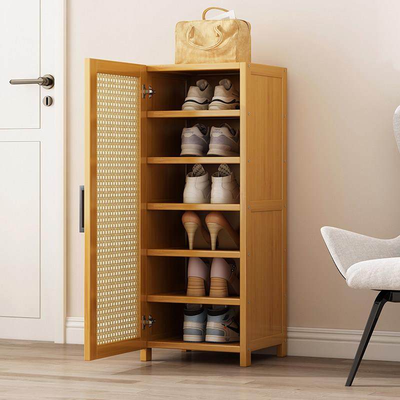 鞋柜家用入户玄关柜一体新款实木多层鞋子收纳柜带门防尘门口鞋架,淘宝优惠券,粉丝福利购,淘宝优惠卷