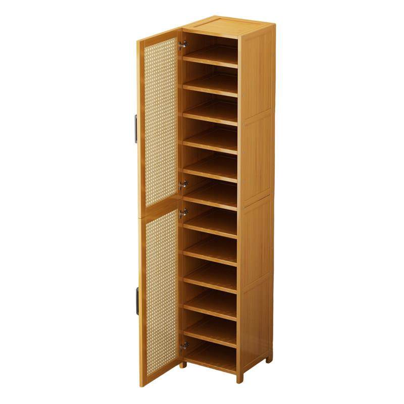 鞋柜家用入户玄关柜一体新款实木多层鞋子收纳柜带门防尘门口鞋架,淘宝优惠券,粉丝福利购,淘宝优惠卷