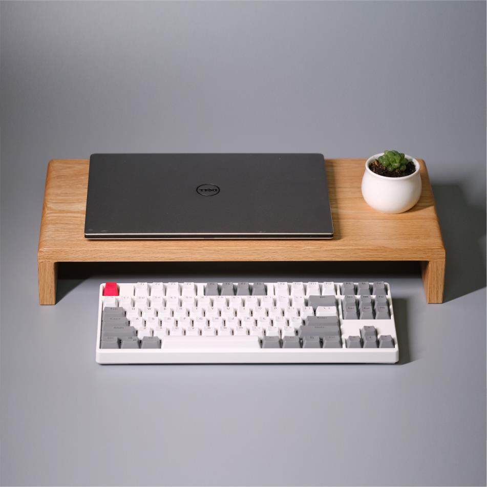 黑胡桃木显示器增高架电脑萤幕擡高架垫高底座支架桌面置物架,淘宝优惠券,粉丝福利购,淘宝优惠卷