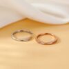 S925 sterling silver line diamond ring women's niche design high-end fashion index finger ring 2026 new trend