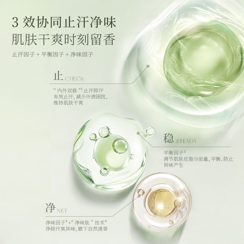 宝玑米止汗香体喷雾女腋下除臭干爽持久留香温和不刺激官方旗舰店