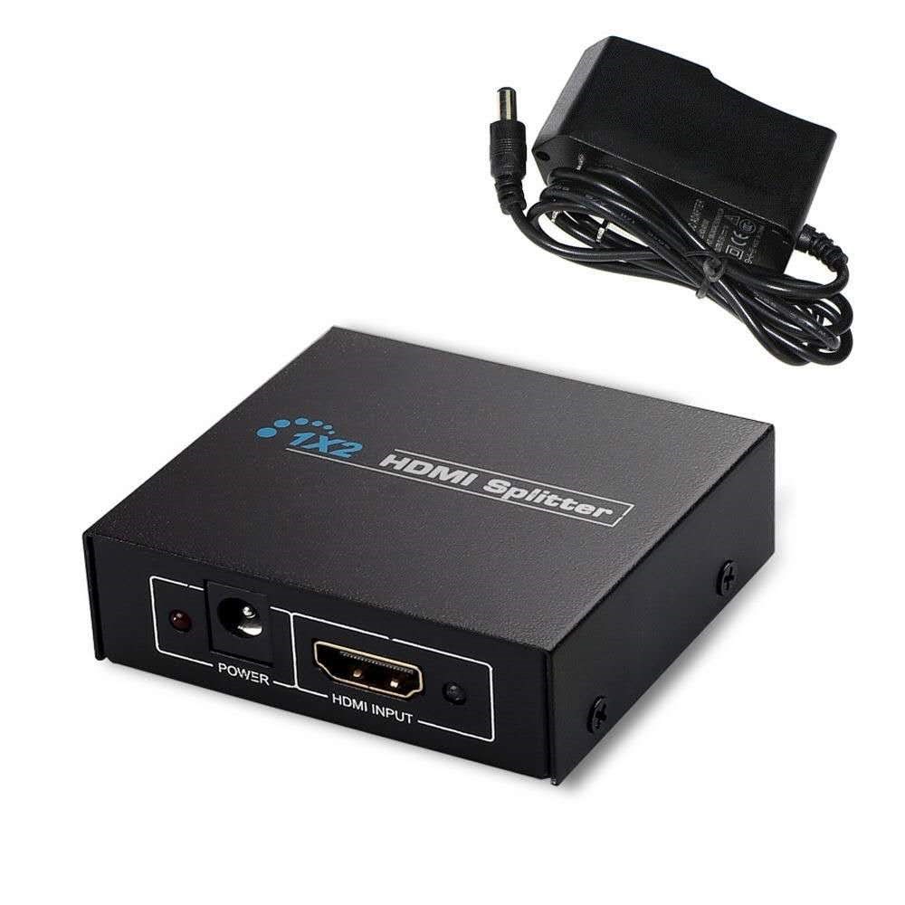 4K 1080P HDMI Splitter 1*2 with 3D CEC HDCP1.3 for HDTV/DVD-图1