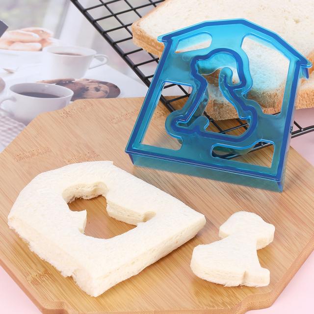 1PCS No More Boring Lunch 10 Shapes DIY Sandwich And Bread C - 图0