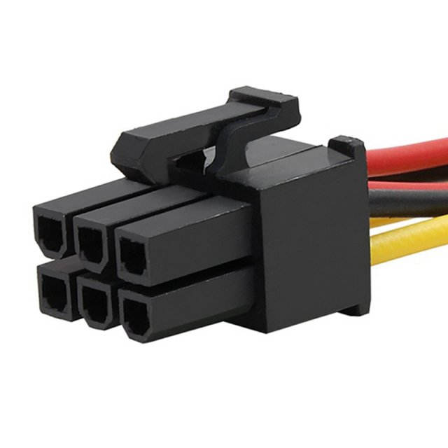 10PCS Molex 4 Pin to PCI-E PCI Express 6 Pin Power Converter - 图2
