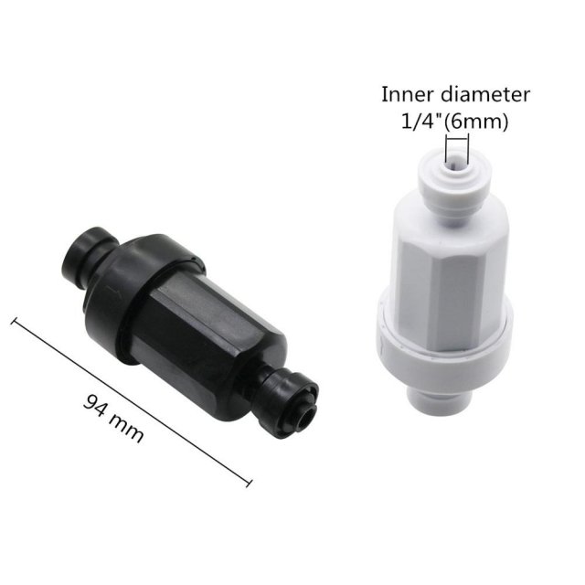 Garden Irrigation 1/4 Quick Connect Microfilter Stainless S - 图0