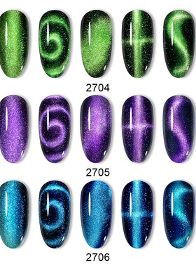Belen 9D Shimmer Wide Line  Eye Gel Polish Soak Off UV LE