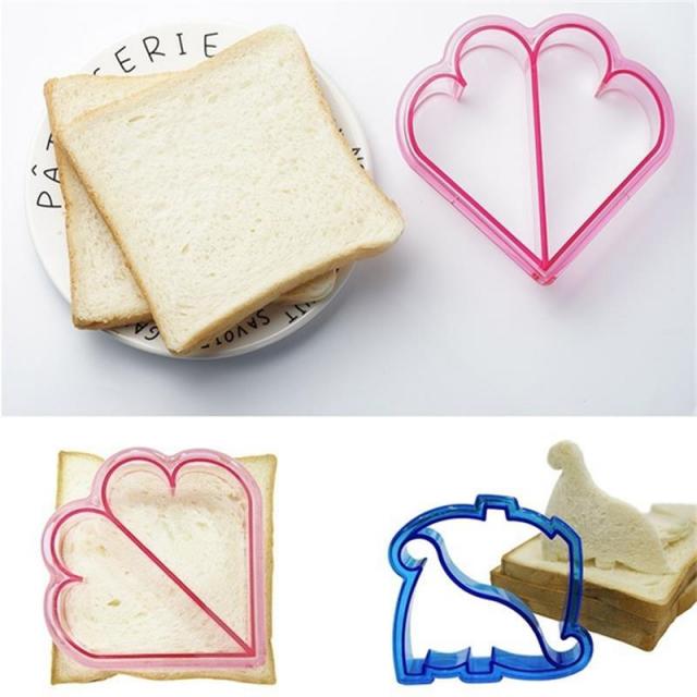 1PCS No More Boring Lunch 10 Shapes DIY Sandwich And Bread C - 图1