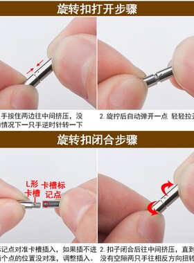 Silver buckle leather rope necklace rope pendant necklace ro