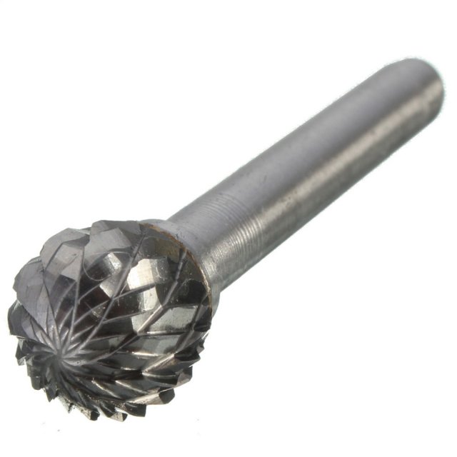 5pcs 12mm Head Tungsten Carbide Rotary Point Burr Die Grinde - 图0