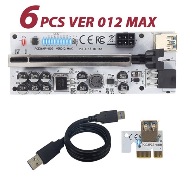 6PCS VER012MAX USB 3.0 PCI-E Riser MAX Express Cable Riser X - 图2