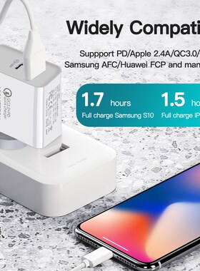 36W Quick Charge QC3.0 PD 3.0 USB Charger Type C Fast Charg