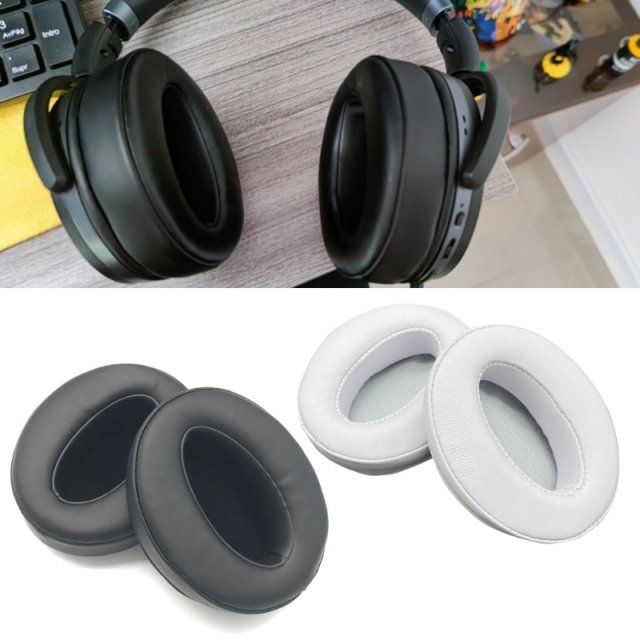 Leather Ear Cushion Sponge Cover Earpads Compatible withHD4. - 图1