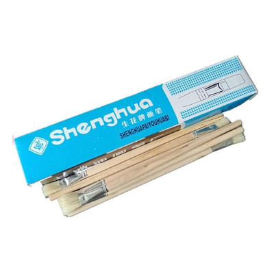 Raw Upper Brush Brush Brush Powder Oil Sub I Card Hard Rod Color Wool E Short Flower Sea Painting Long Water-based Pen Lacquer Pen Mane Oil Pig Painting Pig