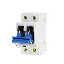 Brake-knife guided photovoltaic pull-type isolation switch 2P63A rail knife brake-type switch pull-ring pull-brake style