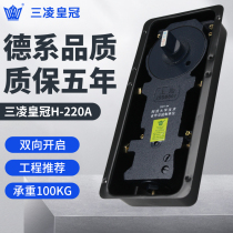 Glass door ground spring eH220A with frame door 100KG ground shaft without frame door ground spring aluminium alloy door shaft universal