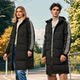 Co-branded new winter mid-length down jacket for men and women