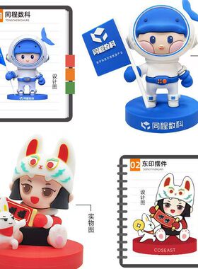 企业IP盲盒公仔定制PVC摆件