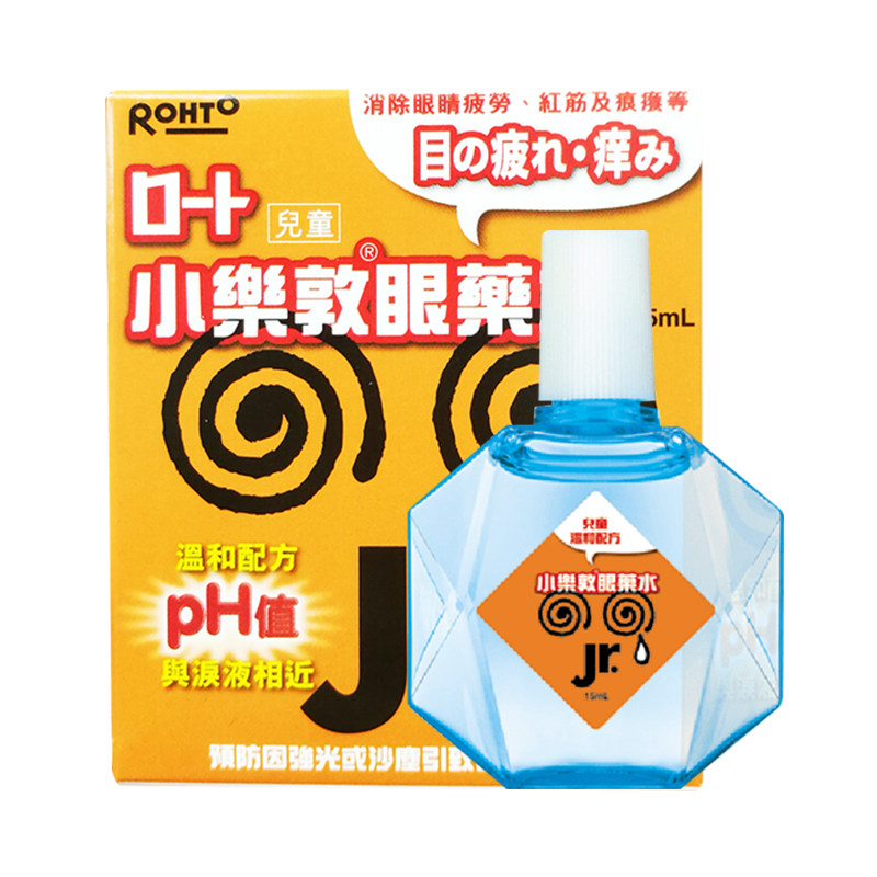 小乐敦儿童15ml舒缓眼睛疲劳滴眼液 国泰健康海外国际五官用药