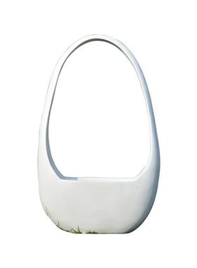 户外玻璃钢花篮雕塑创意花缸摆件商场花园广场公园地产售楼部装饰