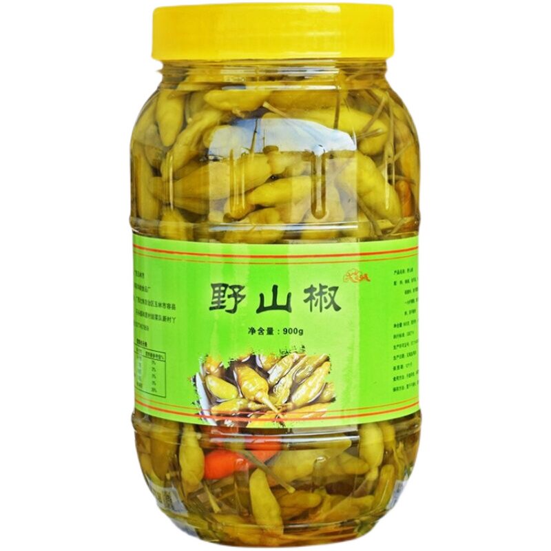 桂南峰味广西野山椒泡椒小米椒泡鸡凤爪牛肉竹笋酸辣特即食大瓶