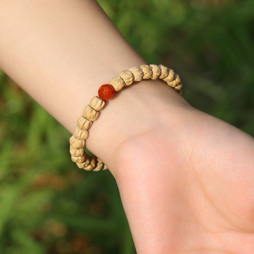 热振百香籽手串藏式直切深坑单圈高密原籽柏香籽手串女 - 图3