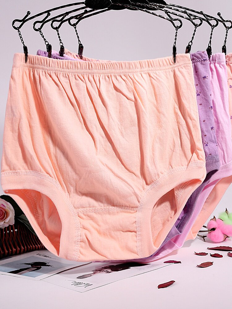 老年人内裤女纯棉高腰大码奶奶装七十岁老太太婆婆裤衩大妈妈短裤