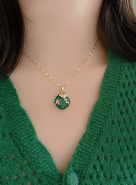 毛衣链女古风旗袍毛衣链小众