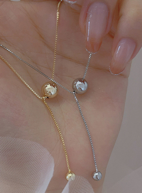 合金蛇骨链女冷淡风项链小众极简