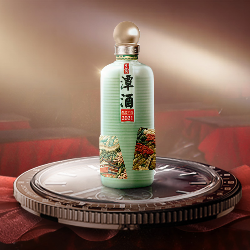 【小酒品鉴】年份潭酒2021酱香型白酒100ml单一年份酒越存越好喝