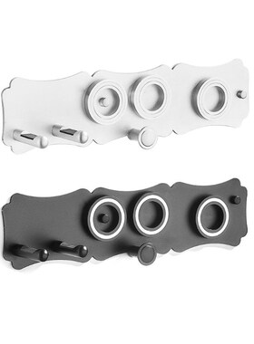 Hairdryer Holder Wall Mounted Storgae Rack Bathroom Shelf Fo