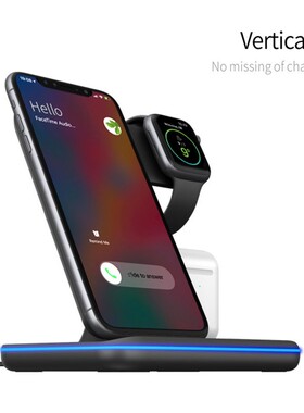 15W Fast Qi Wireless Charger Stand For iPhone 12Pro/11/XS/X