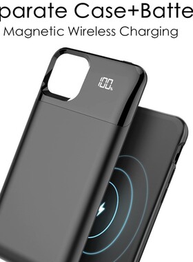for iPhone 11 11 Pro Battery Charger Case 2 in 1 LED Displa