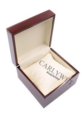 CARLYWET Wholesale Fashion Luxury Wood Watch Box Jewelry St