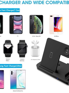FDGAO Qi Wireless Charger Base Stand For iPhone 11 XS XR X