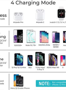 Wireless Charger,3 in 1Multiple Devices Wireless Charger Do