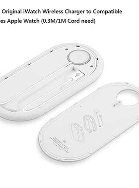 2 in 1 Wireless Charger for Apple Watch 6 5 4 3 se Series i