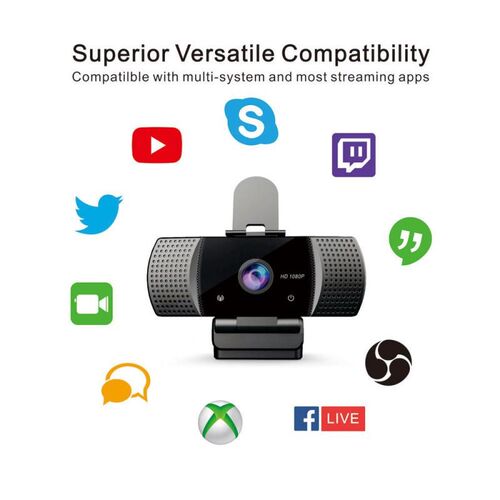 New Webcam 1080P Full HD 4K 30FPS Wide Angle USB Web Cam Wit - 图3