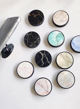 Glossy Popular Marble Expanding Phone Stand Grip Finger Rri