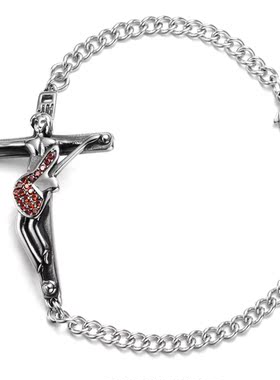 Johnny Hallyday collection Bracelet CROIX GUITARE 316 Stain