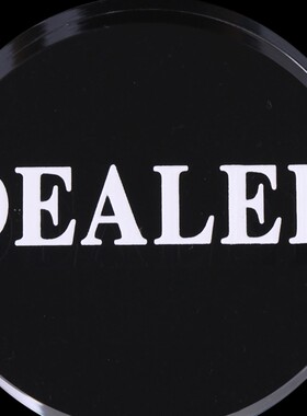 Poker Dealer Button Acrylic    Dealer for Poker Cards Game