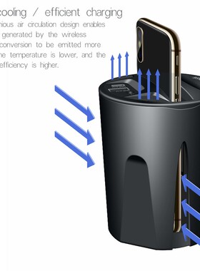 Universal Fast Wireless Car Charger Cup for iPhone 12 11 Pr
